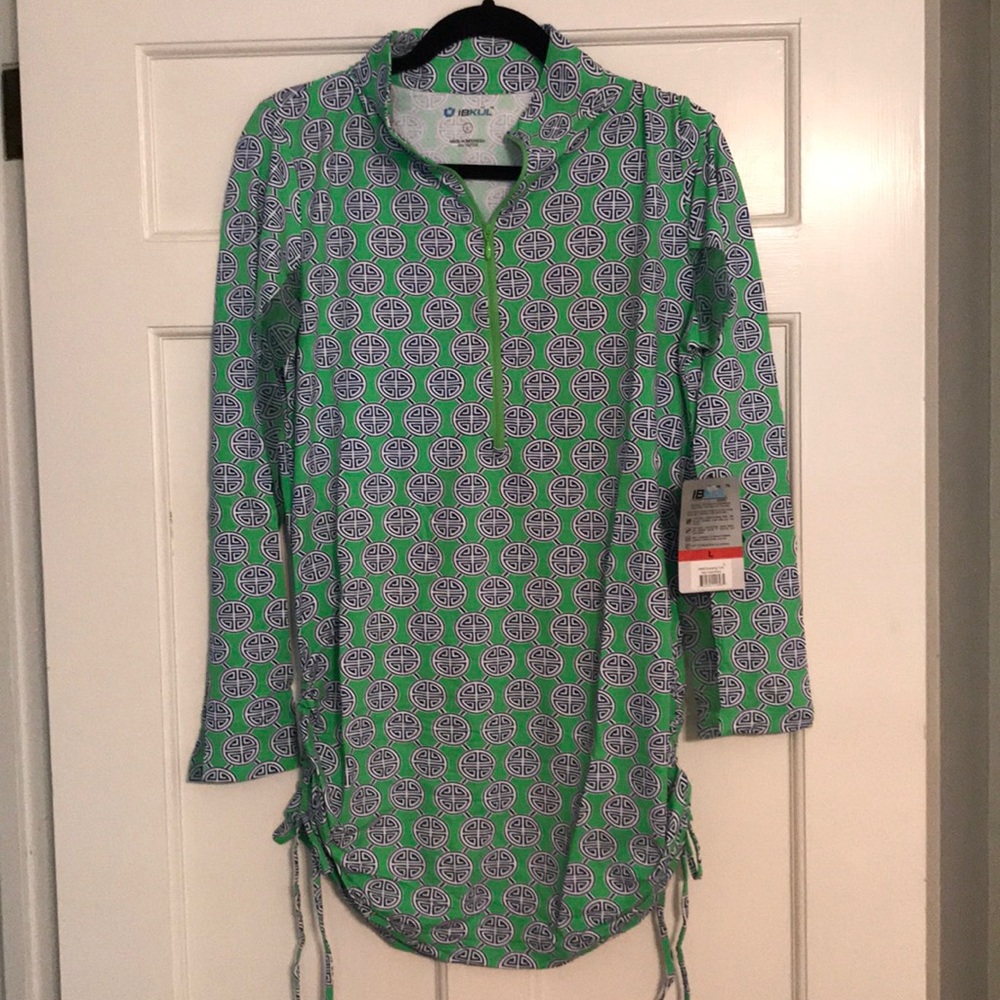 NWT Long Sleeve Women’s Drawstring Active Tunic L